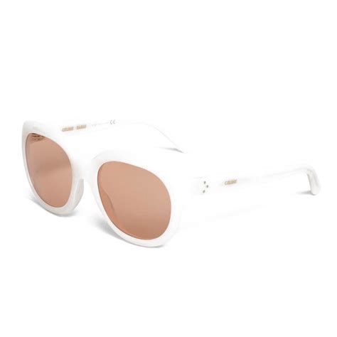 celine milky white sunglasses|are celine sunglasses polarized.